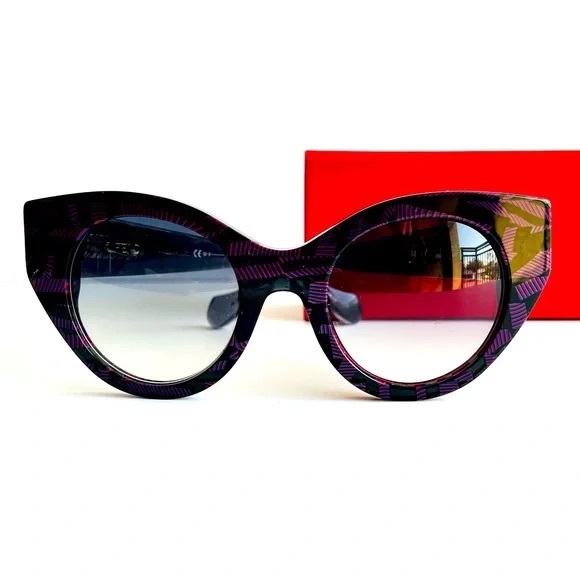 FENDI FANNY FF 0105/S GFBLF 51mm Sunglasses Shades BNIB Brand New - ITALY - Picture 15 of 15